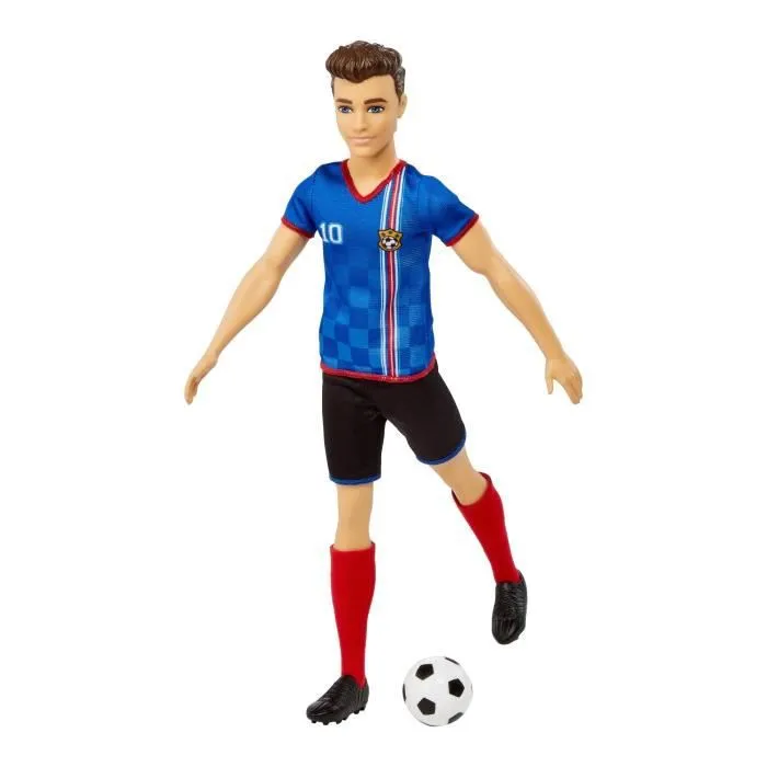 Barbie - Ken Footballeur - Poupée Mannequin - Dès 3 ans-2