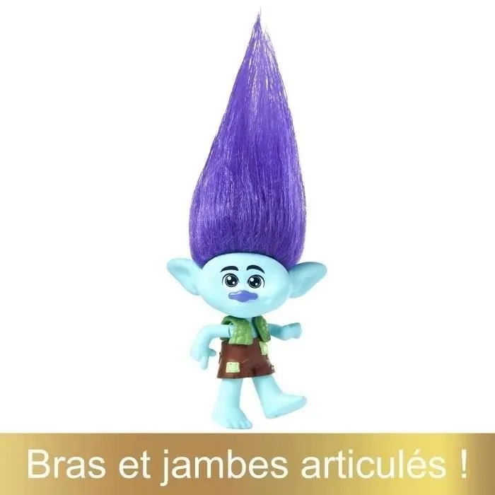 FIGURINE BRANCHE - MATTEL - HNF08 - POUPEE MANNEQUIN TROLLS-3