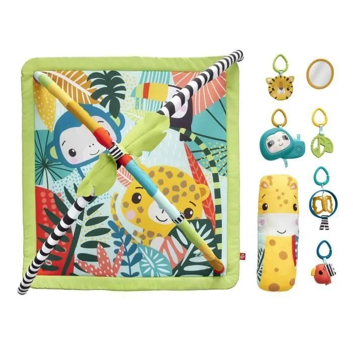Fisherprice - Tapis De La Jungle 2.0 - Puériculture - 0 Mois Et +-1