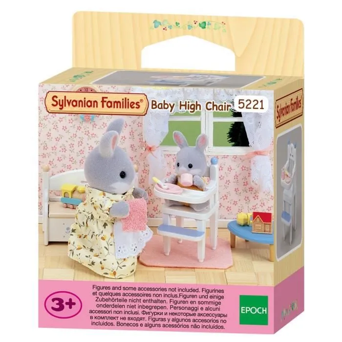 Chaise Haute Pour Bébé - SYLVANIAN FAMILIES - Nouveau Design - Garçon et Fille - A partir de 3 ans-2