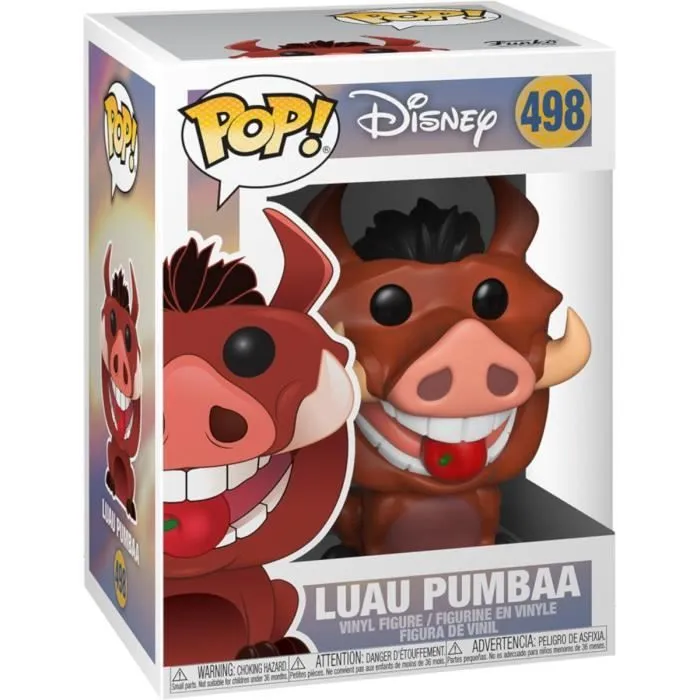 Figurine Funko Pop! Disney Le Roi Lion - Luau Pumbaa - 9 cm - FUNKO - Pop! - Extérieur - Mixte-2