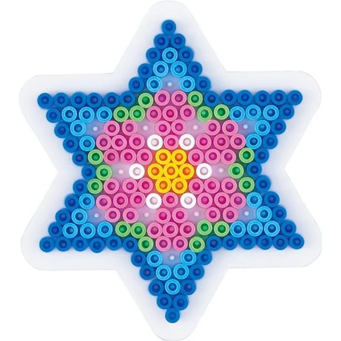Plaque Hama Midi - Étoile petit modèle - Hama - Jouet créatif - Multicolore - 3 ans et plus-0