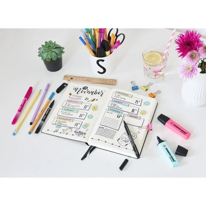 STABILO Pen 68 - Boîte métal - lot de 30 feutres de coloriage-2