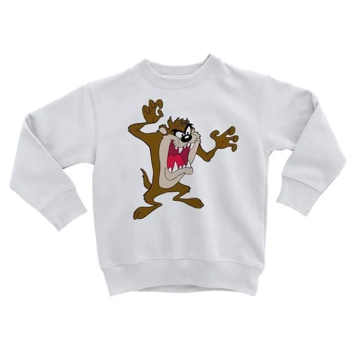 Sweatshirt Enfant Taz Diable de Tasmanie Dessin Anime Enfant Cartoon-0