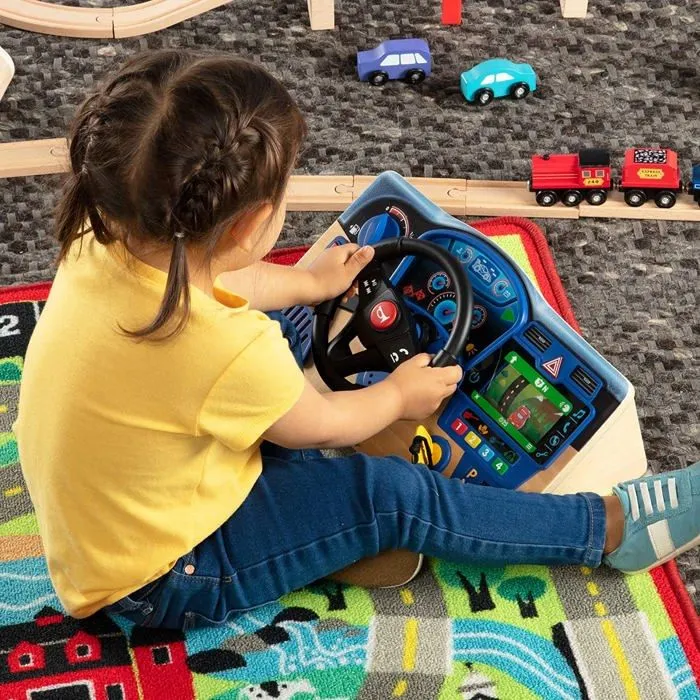 Melissa & Doug tableau de bord interactif Vroom & Zoom bois junior-3