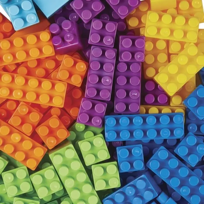 Coffre Dinosaures Abrick 150 pièces - Ecoiffier - Jeu de Construction pour Enfant - Dès 18 Mois-1