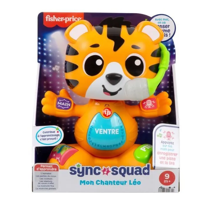 Fisher-Price-Link Squad Tigre Parties du Corps-Jouet d’éveil musical HYL00-5