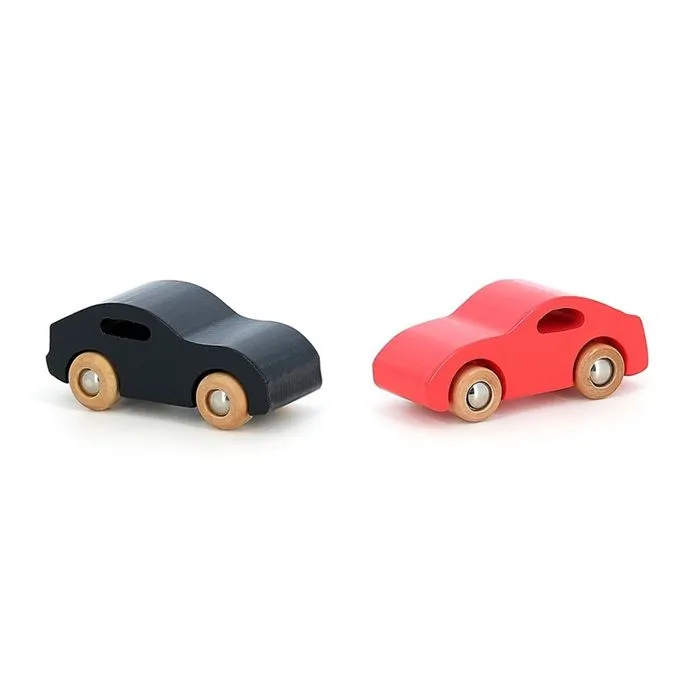Vilac - Coffret de 4 voitures en bois Super cars-3