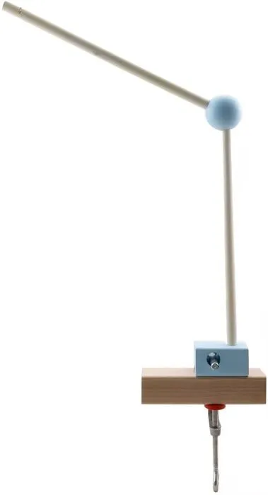 Mobile Hess - Hess10252 - Jouet en Bois 10252 - Support Mobile en Bois, Bleu Naturel-0