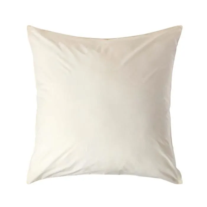 Taie d'oreiller - Homescapes - Crème - 100% Coton Égyptien - 200 Fils - 80 x 80 cm-0