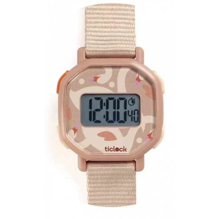 Montre digitale - Djeco - Poetic Swan - Affichage digital - Chronomètre - Rétroéclairage-0
