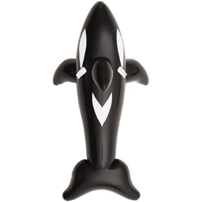 Bouée à chevaucher - BESTWAY - Orque - 203x102cm-3