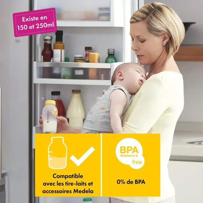 Medela Biberons Lait Maternel 150ml Boite de 3-3