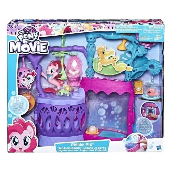 Figurine My Little Pony - PINKIE PIE Lagune de Corail - Univers Bulles Magiques - HASBRO-4