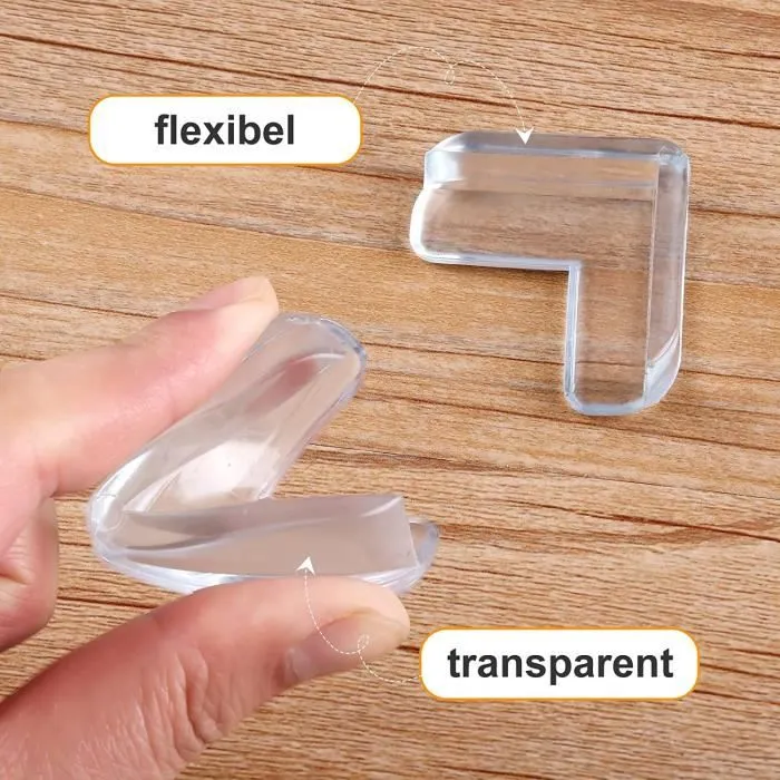 Protection Coin de Table Bébé - 12pcs - Transparent - Angle Meuble - Enfants-1