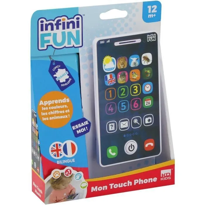 Téléphone Jouet - KD - Mon Touch Phone - Apprentissage ludique grâce aux différents modes de jeu-1