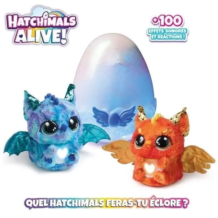 Bebeboutik SPIN MASTER DRAGGLE HATCHIMALS ALIVE ECLOSION SECRETE