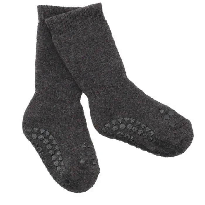 Coffret textile Gobabygo Baby Non-Slip Socks Grey Melange One Size-0