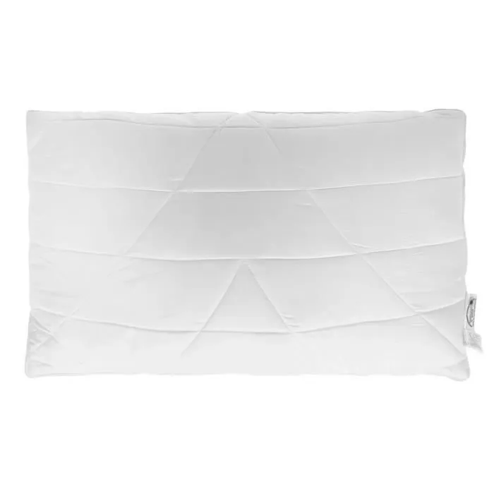 Oreiller en coton bio et fibre de bambou - Hypoallergénique - Oreiller rectangulaire 50x75 cm-1