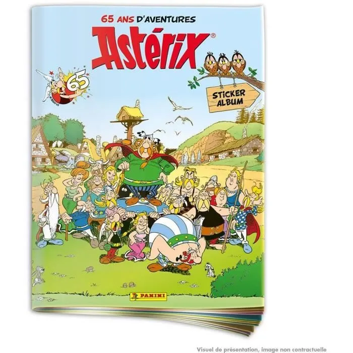 Album - PANINI - Astérix (65ème anniversaire) - 264 stickers, brillants et métal-0