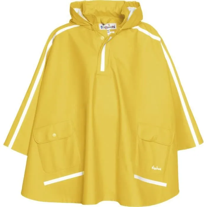 Poncho de pluie - Playshoes - Enfant - Dos extra long - Capuche amovible - Imperméable-0