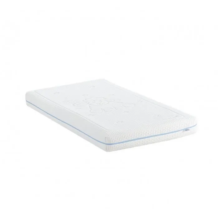 Matelas enfant MINEA Sweet Dreams Bleu 80x200 cm - Mousse Haute Densité & Supersoft-1