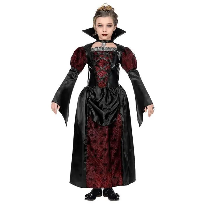 Déguisement de Vampiresse - Enfant - 8/10 ans (126 à 138 cm) Coloris Unique-1
