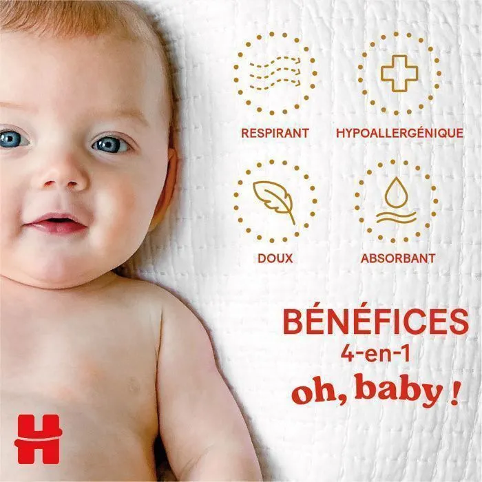 Huggies Extra Care Bébé, 76 couches, avec motifs Disney Taille 4 (8-14 kg)-2