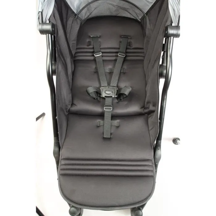 BAMBISOL - Poussette compacte - YUKO - 0 à 36 mois (max 15 kg) - Sangle de portage - 4 roues - Noir-5