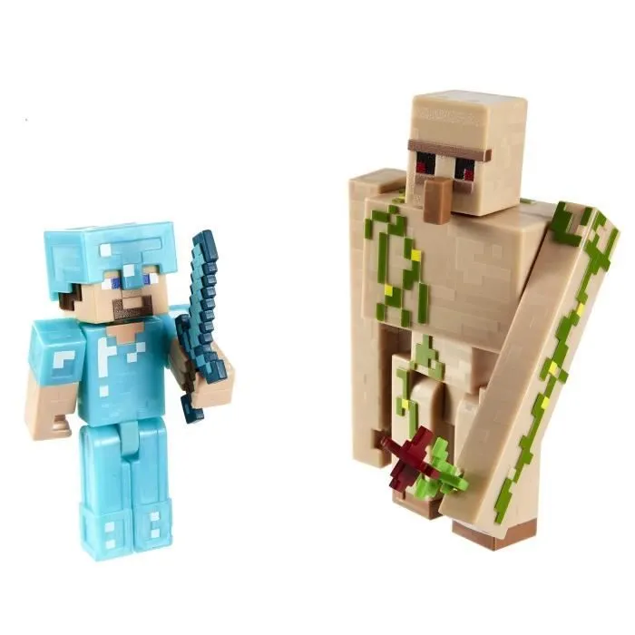 Minecraft - Coffret 2 Figurines 8 cm (modèle aléatoire) - Figurines - Dès 6 ans GTT53-6