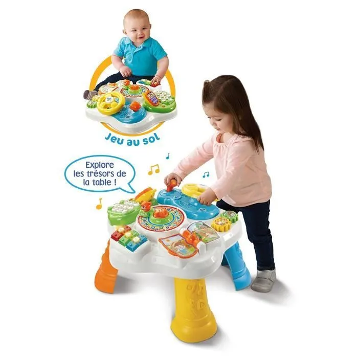 Table d'activités bilingue VTECH - Ma Table D'Activités Bilingue - Multicolore - 100% bilingue - 9 mois et plus-2