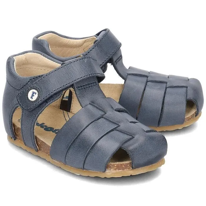 Sandales - NATURINO - Alby - Scratch - Bleu - Enfant-2