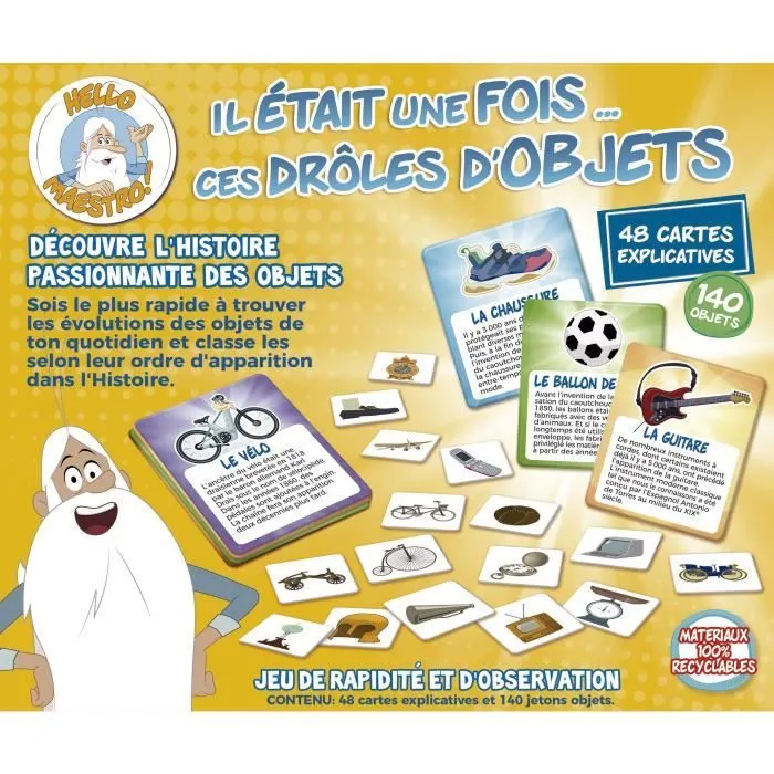 Jeu de rapidité - EDUCA - Il Était Une Fois... Ces Drôles d'Objets - Observation et découverte historique dès 6 ans-2