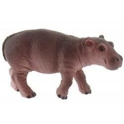 Figurine Bébé Hippopotame - ANIMAUX - BULLY - 8 cm - Intérieur - Mixte-0