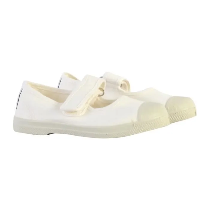 Basket Enfant - NATURAL WORLD - Basse - Scratch - Blanc - Fille-2