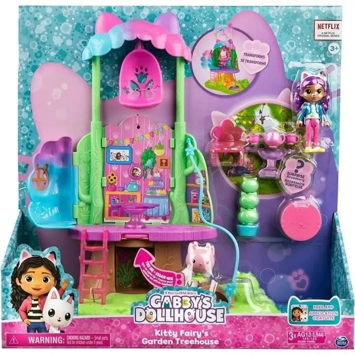 Cabane interactive Fée Minette - Gabby et la Maison Magique - Playset Deluxe-1