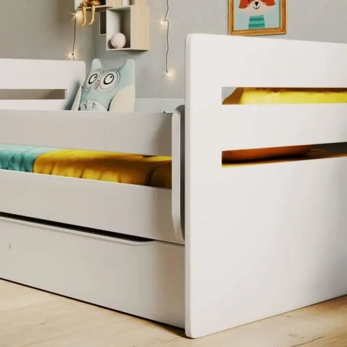 Lit - Kocot Kids - Tom blanc - 80x180 cm - A lattes - 2 places-3