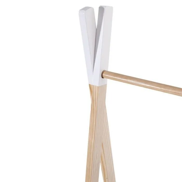Penderie scandinave blanche pour enfant-1