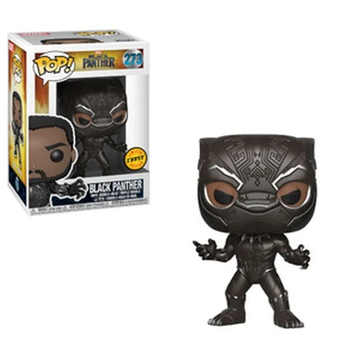 Figurine Funko Pop! - Marvel - Black Panther - 10 cm - Noir - Sous licence officielle-2