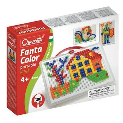 Jeu de mosaïques FantaColor Portable Large Carré - QUERCETTI - Mixte - A partir de 4 ans-1