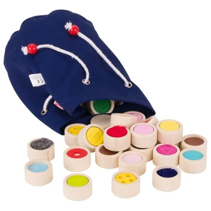 Jeu de mémoire tactile - CAUSE - Mémo tactile des surfaces - Bois - Enfant - 3 ans et plus-2