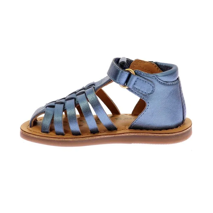 KICKERS Sandales Kick Dilola Bleu marine irise-3