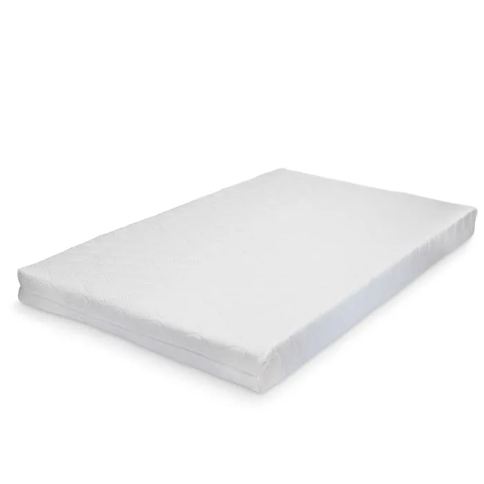 Lit Cabane Knätten avec Grille de Protection et Matelas Mousse à Froid 200 x 90 cm Blanc-3