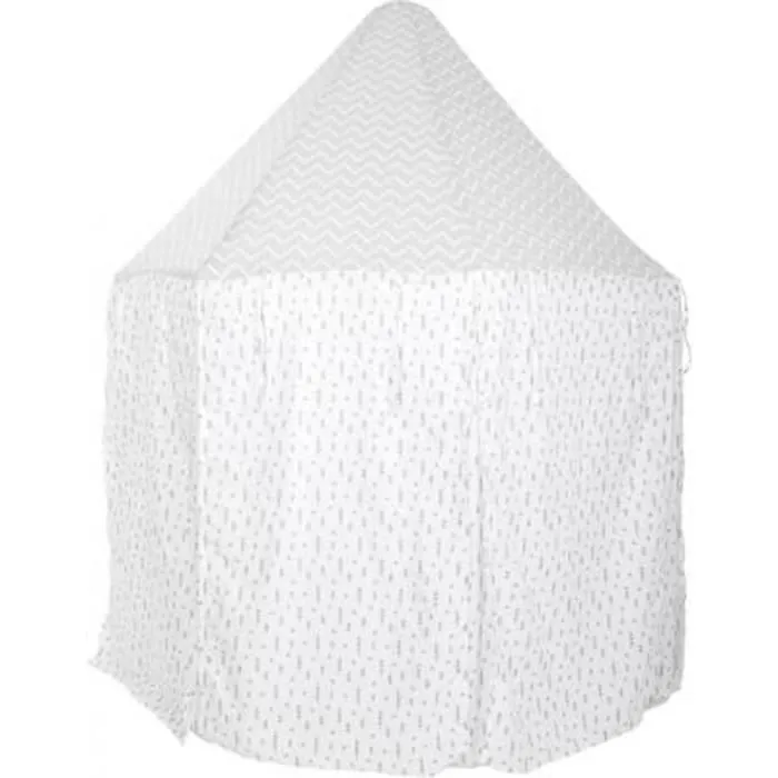 Tente Déco Enfant Yourte - PARIS PRIX - Gris - Polyester, Polypropylène & Bois-1