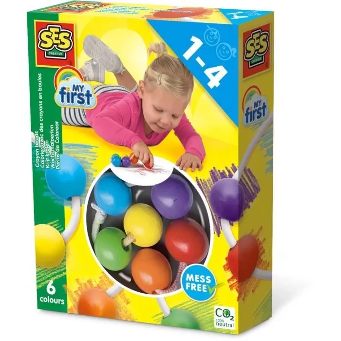 Jouet créatif - SES CREATIVE - Colorier avec des crayons en boules - Multicolore - Pour enfant de 3 ans et plus-3