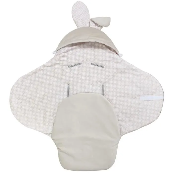 Bellochi Nid D'ange Bebe - Couverture pour Nacelle Poussette Landau Siège Auto - Chanceliere Universelle - Lux-1