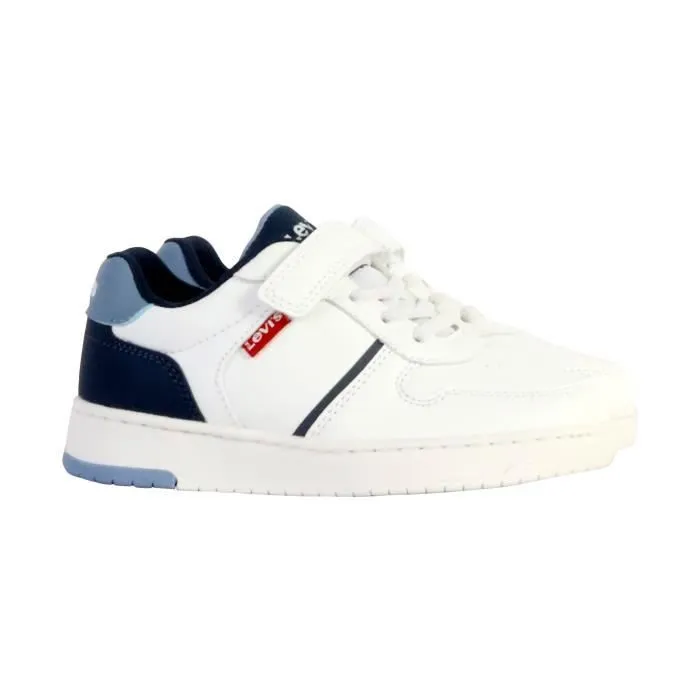 Basket Basse à Scratches Junior Levi's Kick Mid - Blanc/Vintage Indigo-2