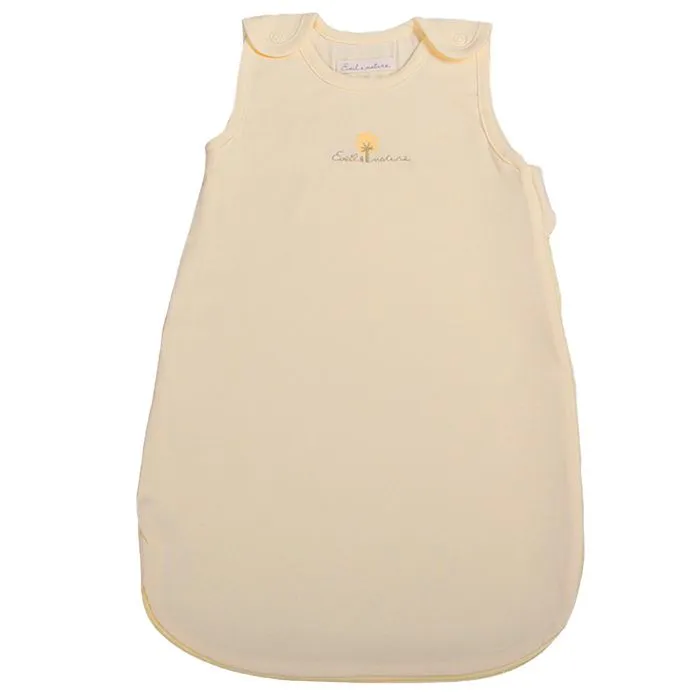Gigoteuse légère 55 cm 0-3 mois TOG 0.5 Coton bio Jaune - Éveil et Nature-0