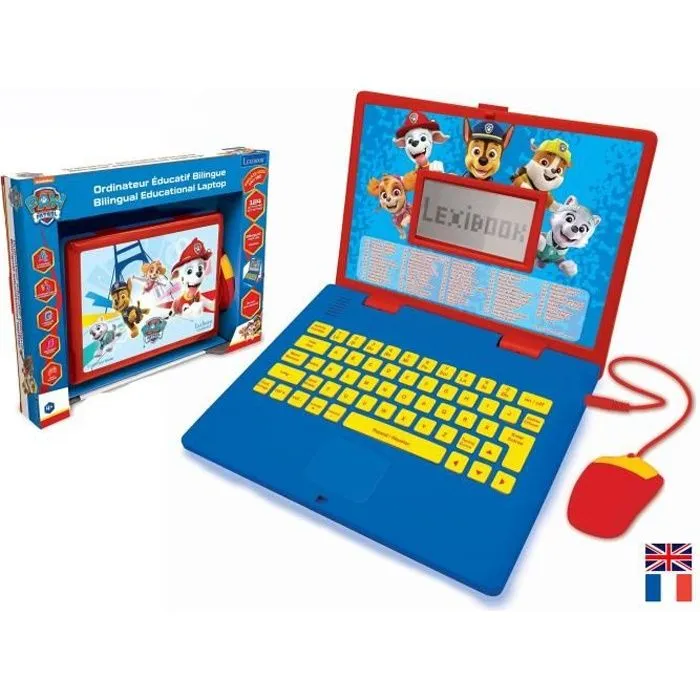 Ordinateur Educatif Bilingue Pat' Patrouille - LEXIBOOK - 124 activités-0
