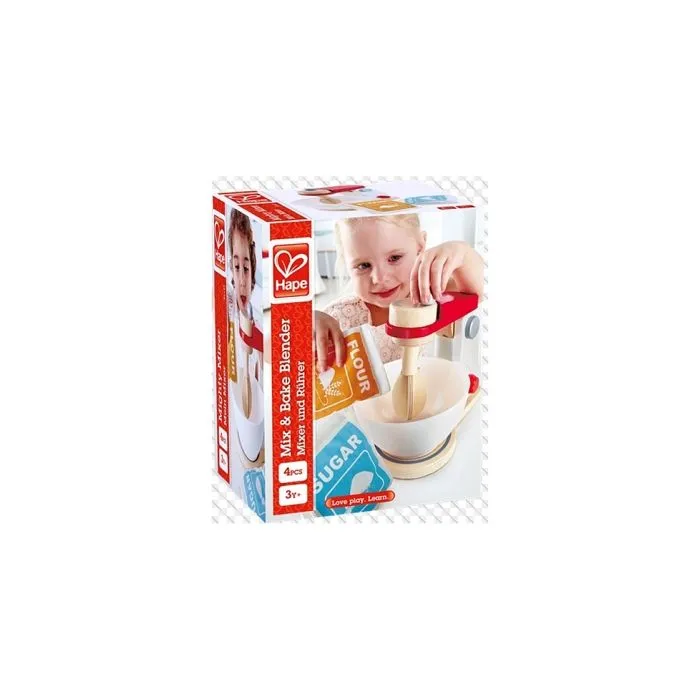 Robot de cuisine en bois - Hape - Blender fonctionnel - Jouet d'imitation-3